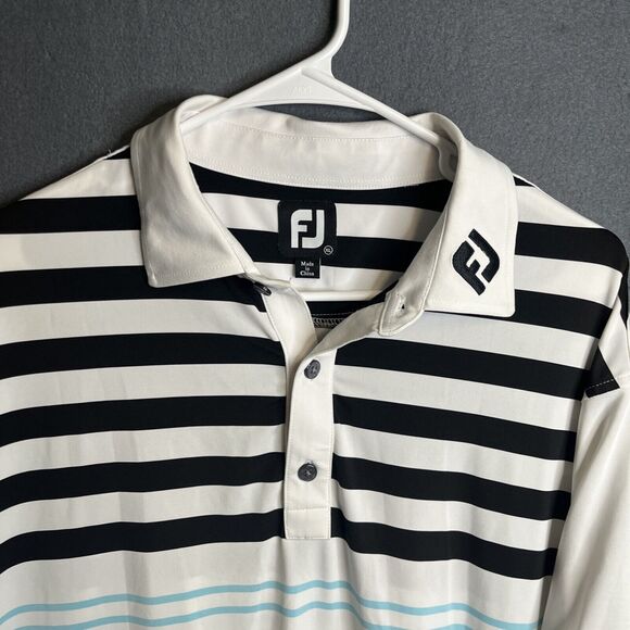 FootJoy Polo Shirt Adult XL Striped Golf Stretch Performance Casual Lot Of 2‎ - Picture 12 of 16